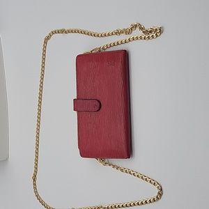 Vintage red epi leather LV Louis Vuitton WoC wallet